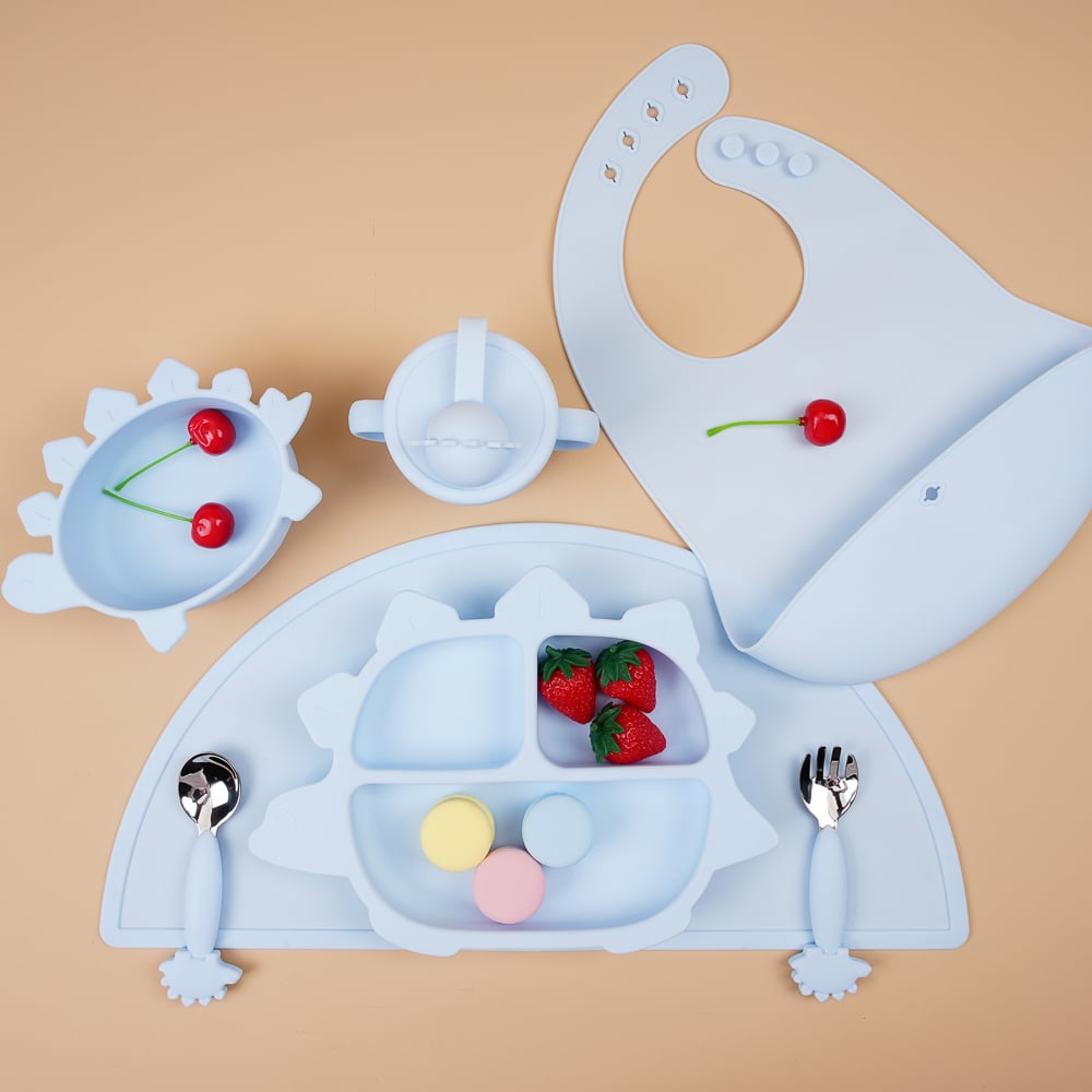 Kit d&#x27;alimentation pour bébé en silicone Apprendre à manger