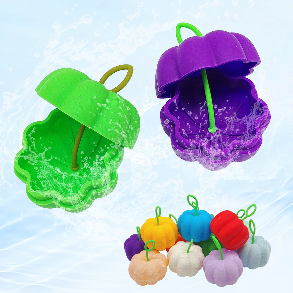 Jouets de bain de plage en silicone personnalisés Ballons d'eau réutilisables Jeu de combat d'eau pour enfants rechargeables rapidement pour fête d'été