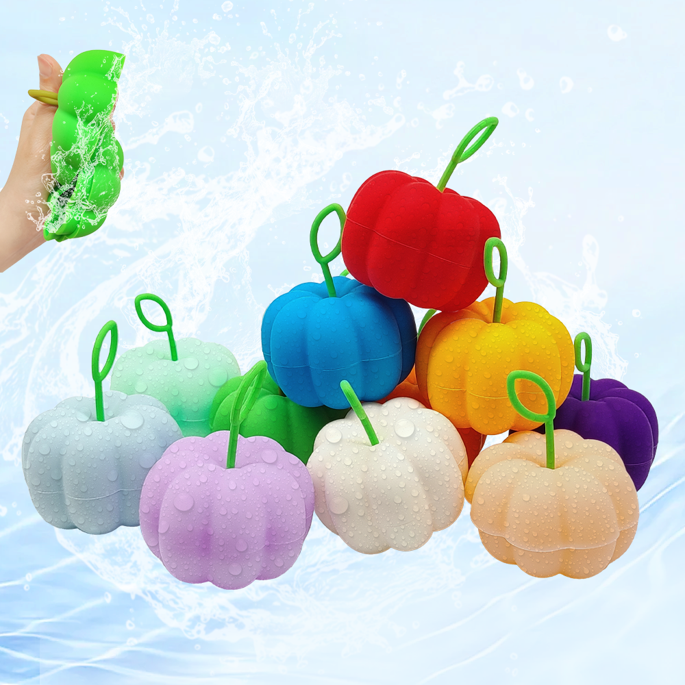 Jouets de bain de plage en silicone personnalisés Ballons d'eau réutilisables Jeu de combat d'eau pour enfants rechargeables rapidement pour fête d'été